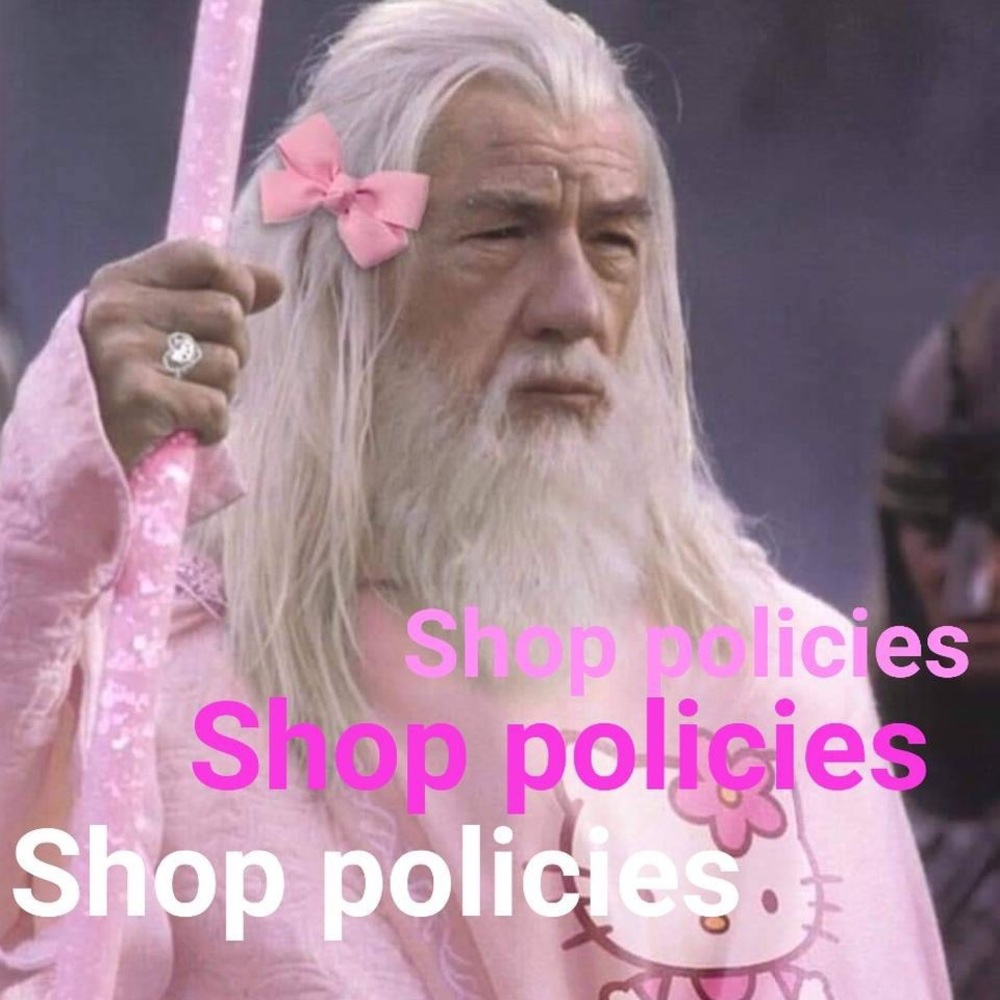 shop policies 🌈🍏🐠